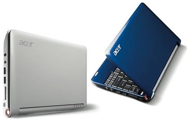 Acer puts its Aspire One faith in Linux... but will still release an XP version too. Image: Acer.