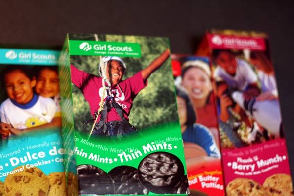 girl scout cookies images. down Girl Scout cookies