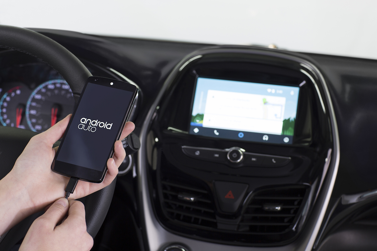 Android Auto being used in the 2016 Chevrolet Spark 