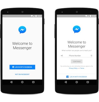 Facebook Messenger No Longer Requires Facebook Account