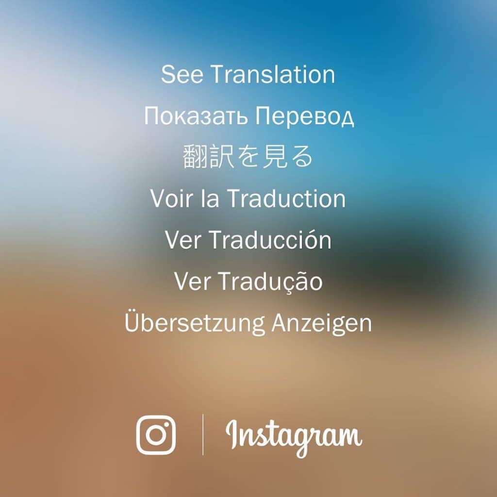 Instagram introducing translation button for comments, captions and bios