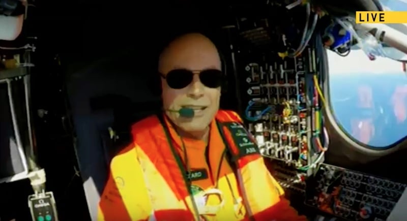 Pilot Bertrand Piccard, who will take a series of short naps during the flight