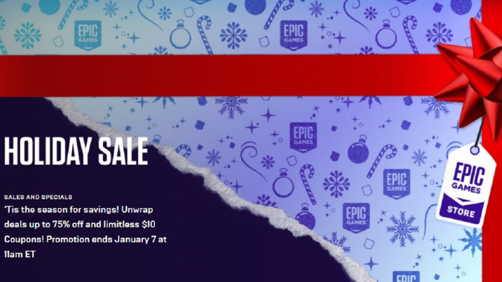 Epic Games Holiday Sale