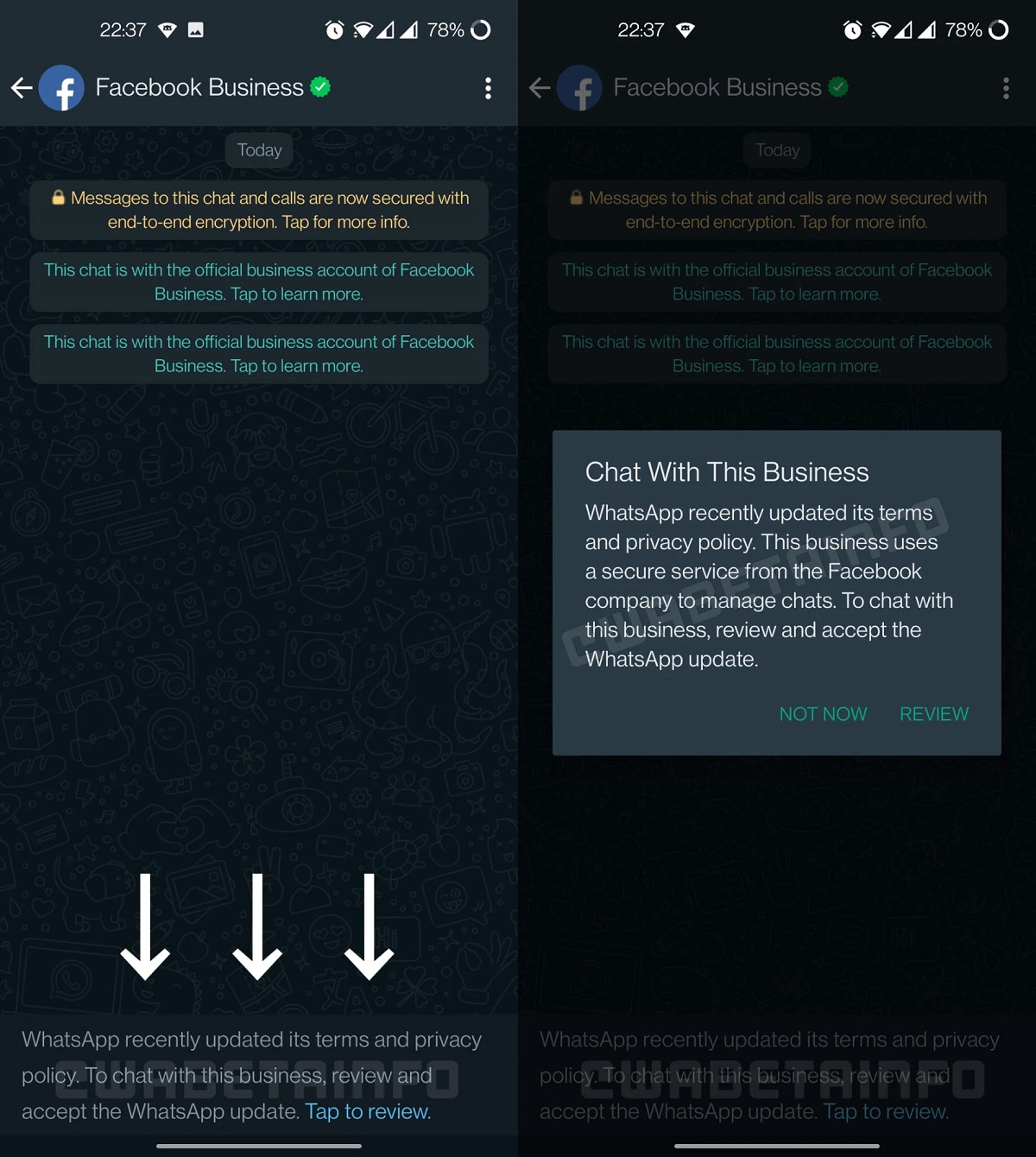 WhatsApp Privacy Policy Update Facebook