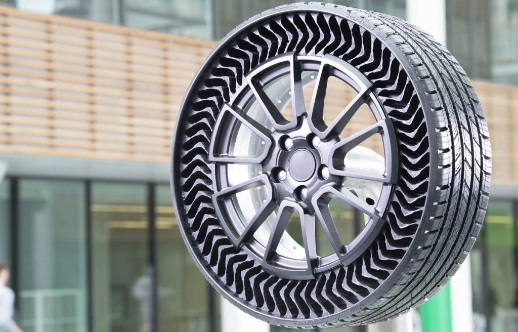 UPTiS Airless Tire Passenger Vehicles GM Michelin
